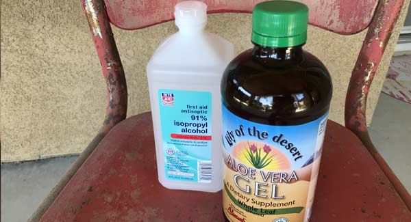 How to Make Hand Sanitizer with Isopropyl Alochol and Aloe Gel.