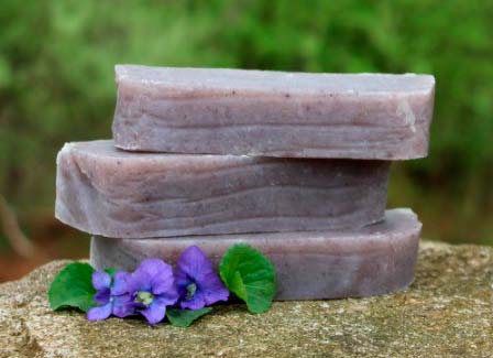 Jan Berry Soap of Violet Flower Soap Bars.
