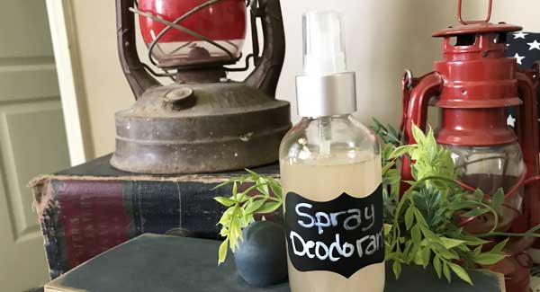 DIY Homemade Spray Deodorant